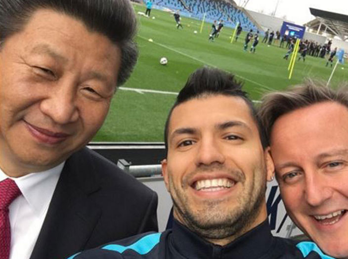 Sergio Arguero, Xi Jinping, David Cameron Selfie