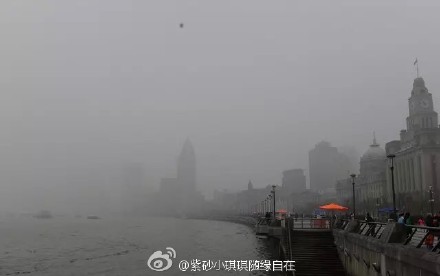 Shanghai issues blue alert for pollution