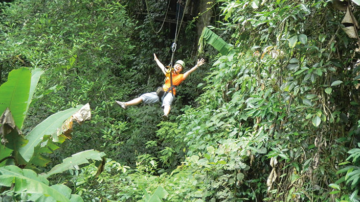 Ziplining in Chiang Mai