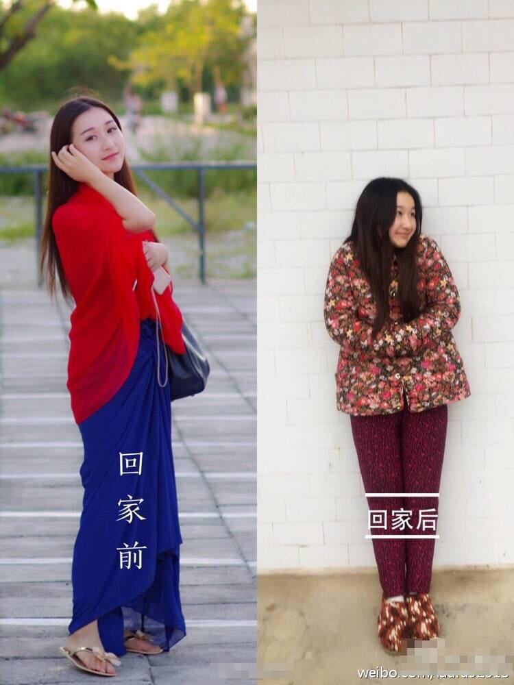 PHOTOS: Chinese City Women Before and After Chinese New Year