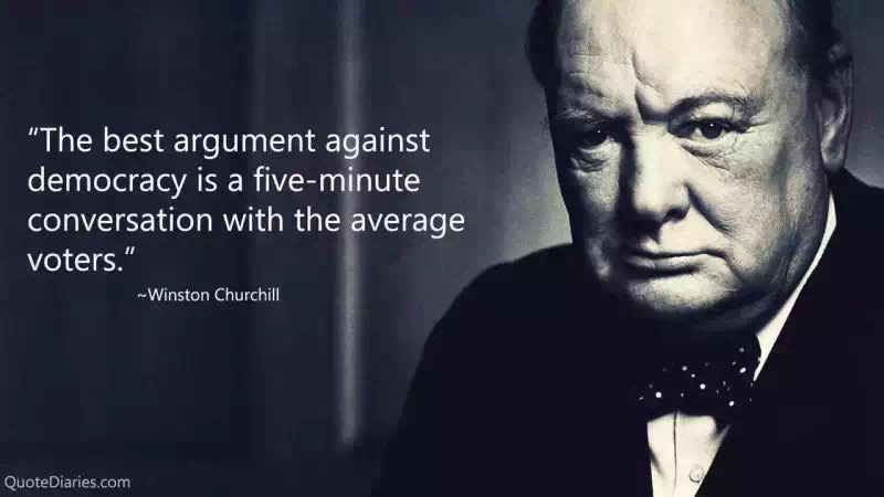 Winston Churchill democracy quote