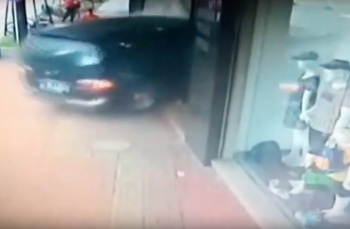 WATCH: Driver Plows into Foshan Clothing Store
