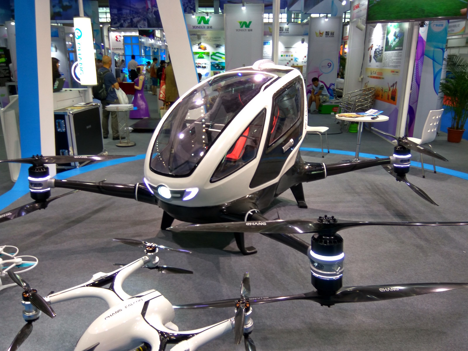 one-seater drone copter