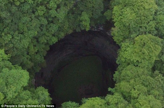 Experts Discover Cluster of 49 Giant Sinkholes in China