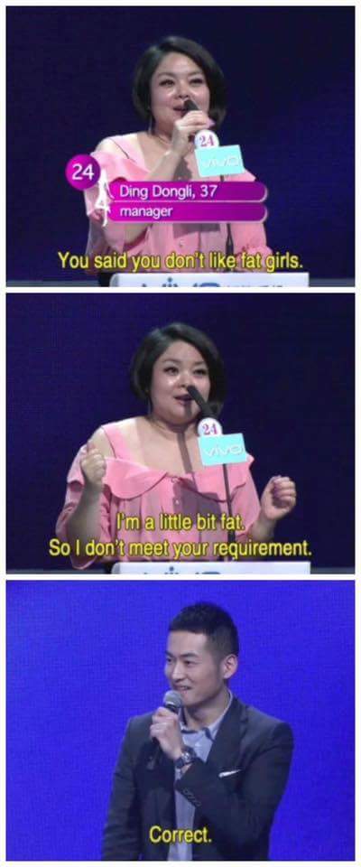 Craziest things said on Chinese Dating Show
