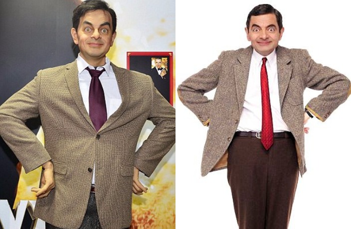 Mr. Bean wax figure
