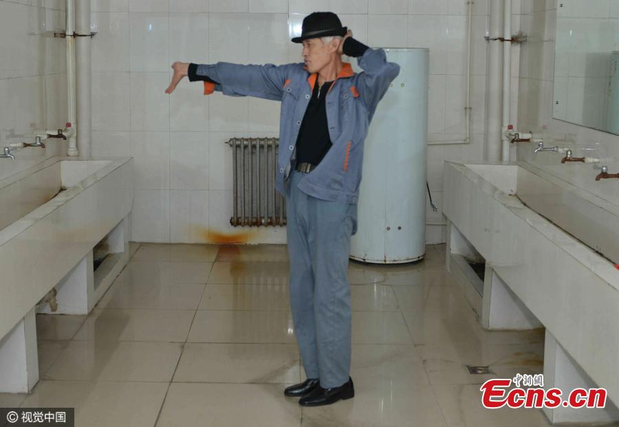 WATCH: Janitor Dances Like Michael Jackson While Cleaning Toilets