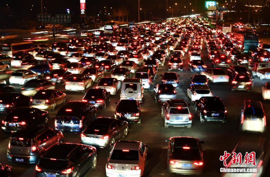 Traffic jam Chinese new year