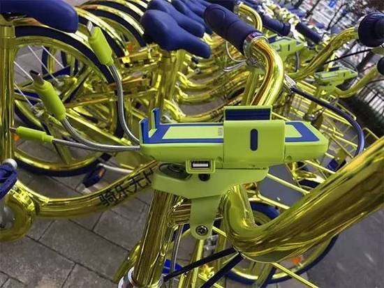 Tuhao gold shared bikes in China