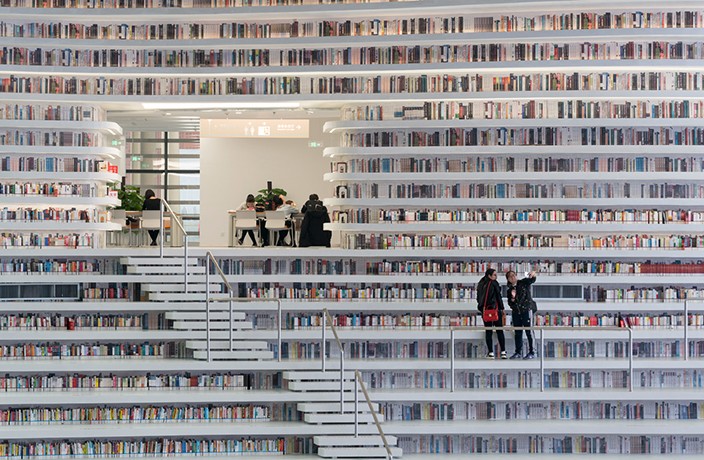 Tianjin's Otherworldly New Library Houses Over 1 Million Books