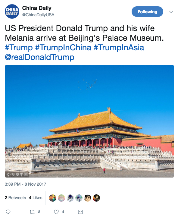 Trump at Forbidden City