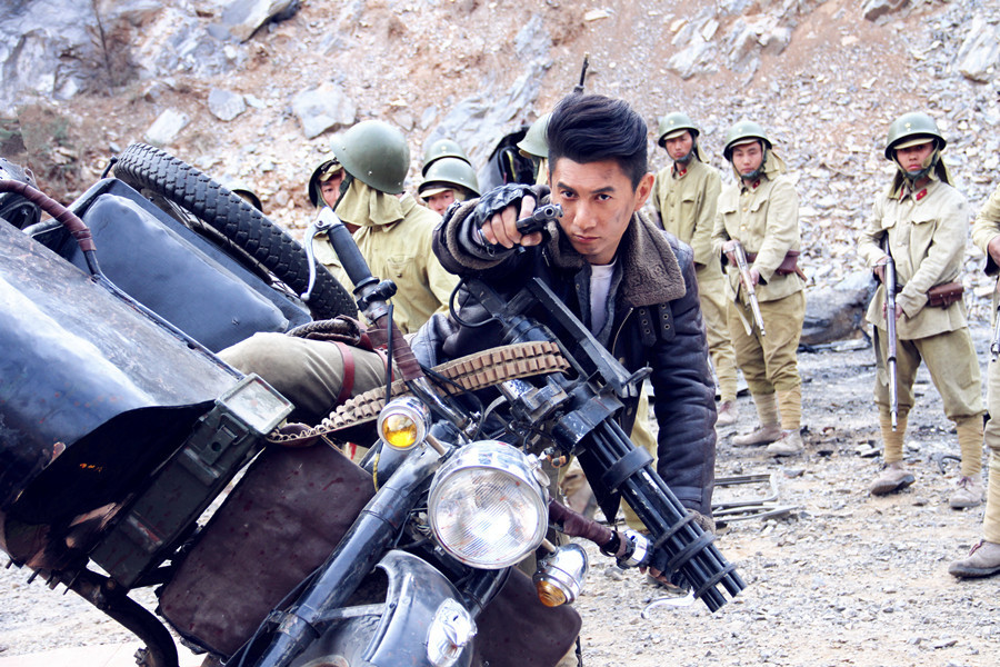 Actor Nicky Wu shows off his skills (and hair) in To Advance Toward Gunfire