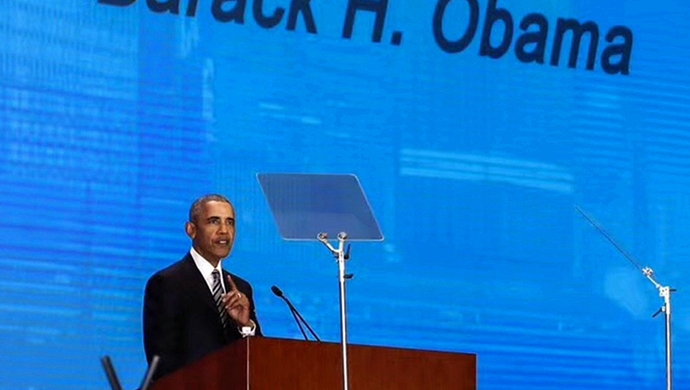 Obama in Shanghai