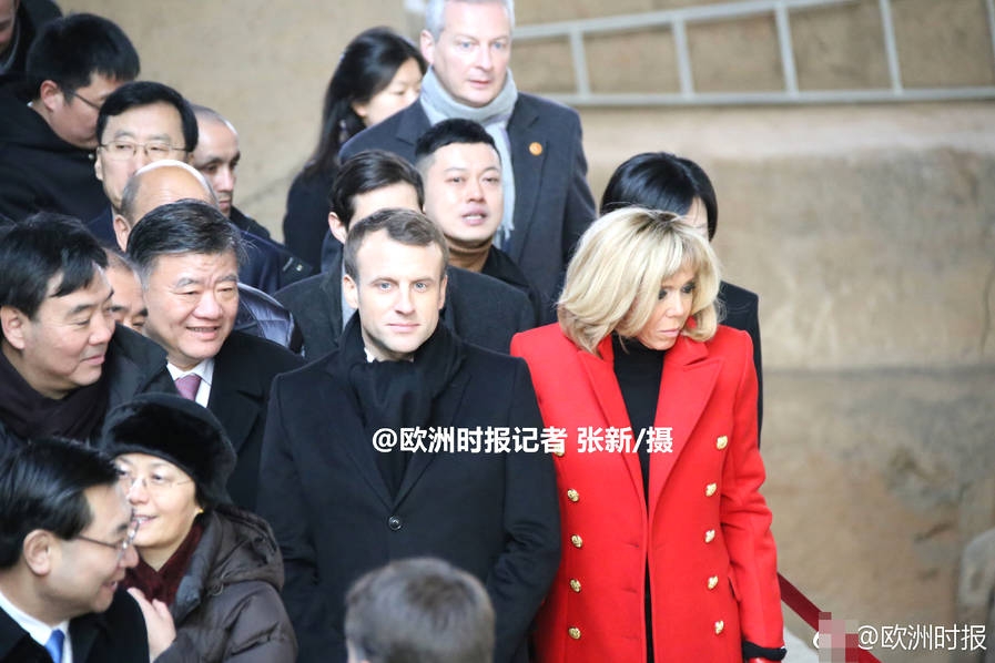 PHOTOS: French President Emmanuel Macron Visits China