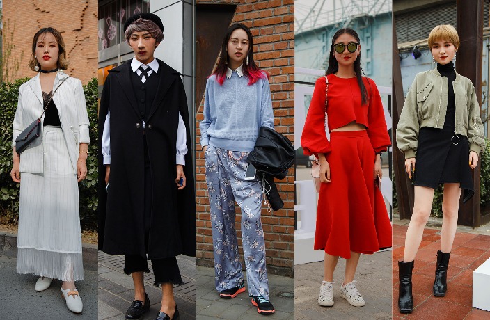 Beijing Street Style at Mercedes-Benz China Fashion Week