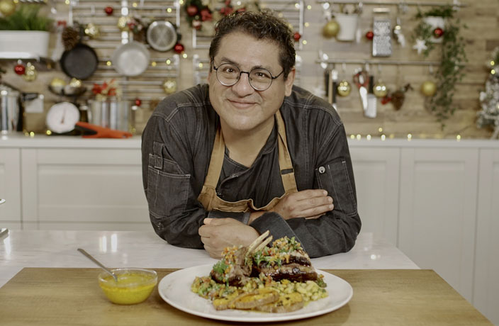 WATCH: Chef Eduardo Vargas' Peruvian Christmas Lamb Tutorial