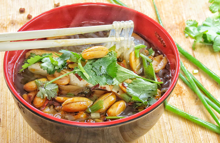 Veggie Mama's Vegan Hot and Sour Noodle Soup Recipe