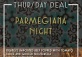 Parmigiana Steak & Wine Night