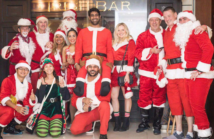 Tickets for Guangzhou’s 2019 Santa Pub Crawl Available from Next Week