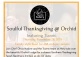 Soulful Thanksgiving at Orchid featuring Tianmi