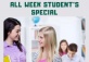 Student's Special at Catherine de France beauty and hair salon