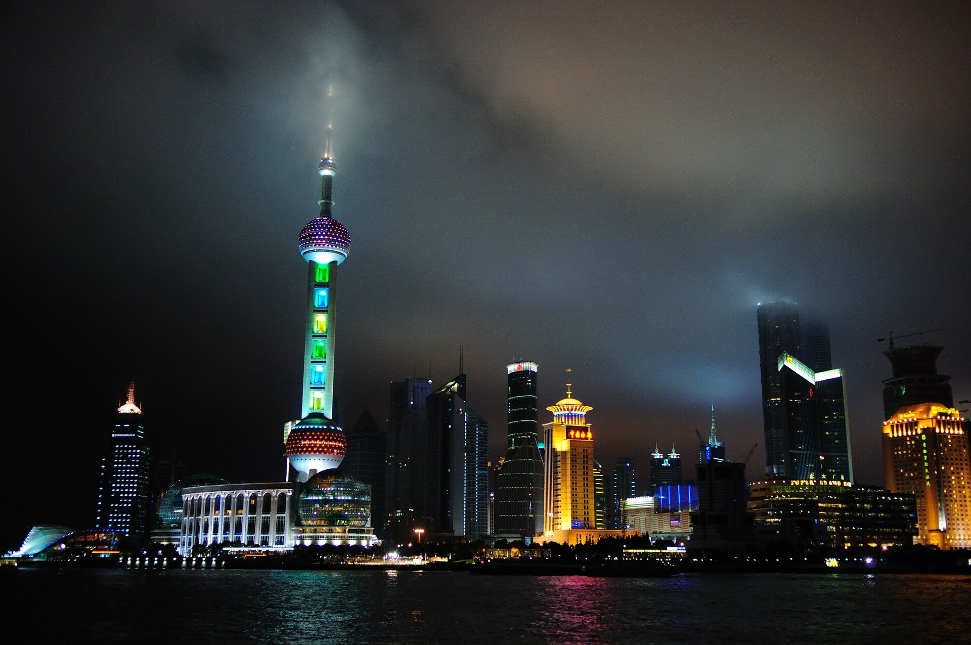 Shanghai Nightview China Pudong