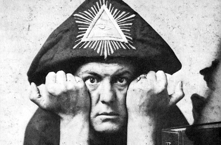 ALEISTER CROWLEY Poster Satanism Occult Magic Golden Dawn