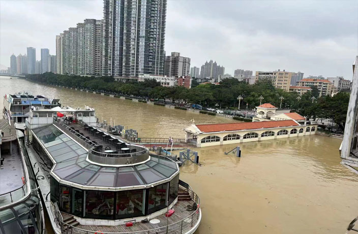 Yellow Weather Warnings for Guangzhou Shenzhen