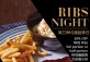 Wednesday: RIBS NIGHT
