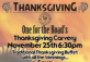 Thanksgiving Carvery @One For The Road English Pub