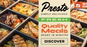 Presto – Mouthwatering, Handcrafted Ready-to-Heat Meals!