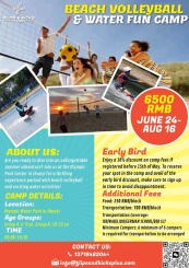 FLIPS & KICKS PLUS BEACH-VOLLEYBALL AND WATER FUN SUMMER CAMP