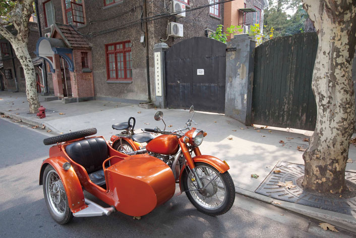 Shanghai sidecar tour