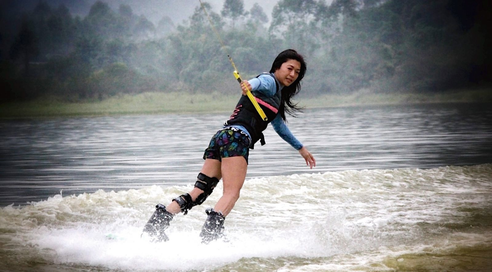 Wakeboarding central: Skimming the glassy waters of Zengcheng