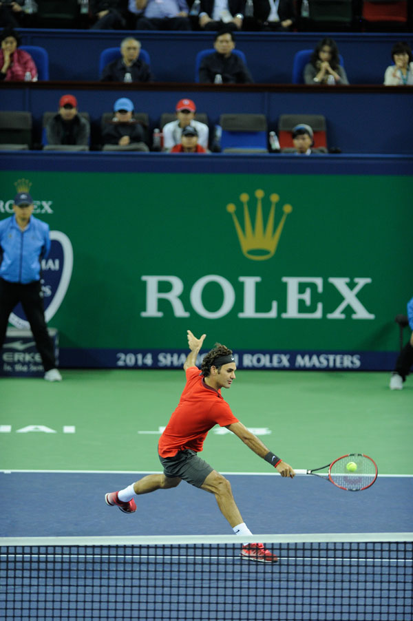 Roger Federer Shanghai Rolex Masters