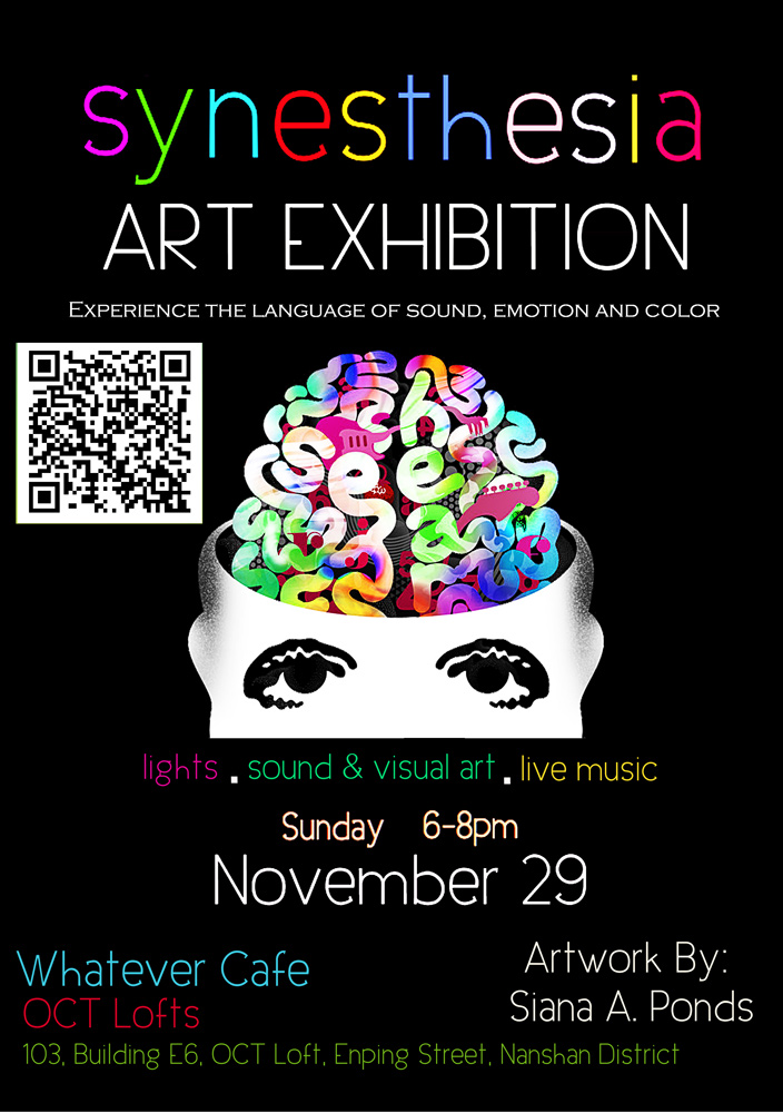 Synesthesia Art Exhibition Poster