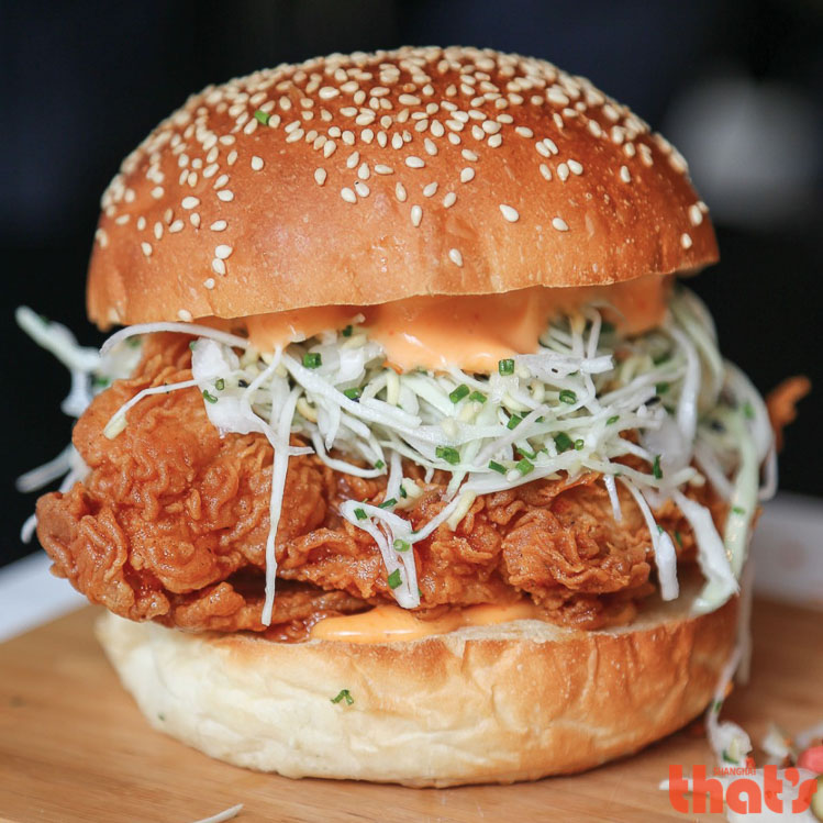 Shanghai's best sandwiches: Korean Fried Chicken at Liquid Laundry