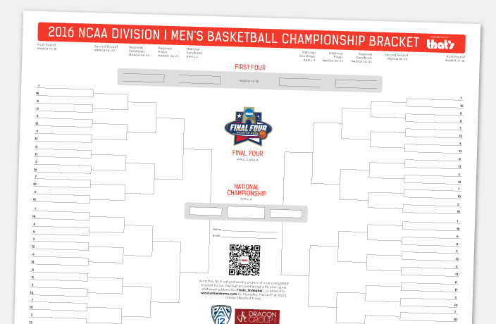 Enter That's Shanghai's March Madness Bracket Challenge