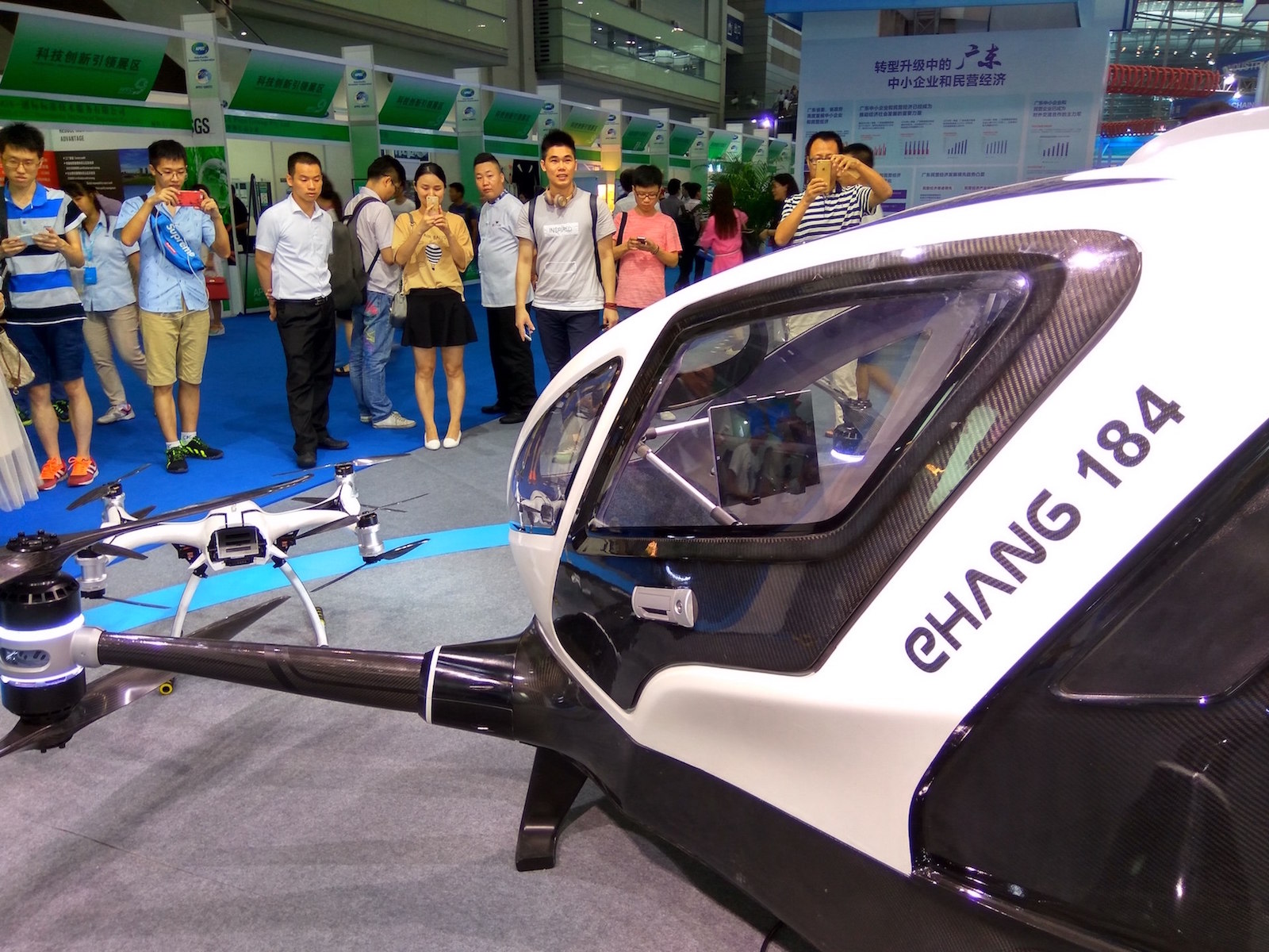 one-seater drone copter