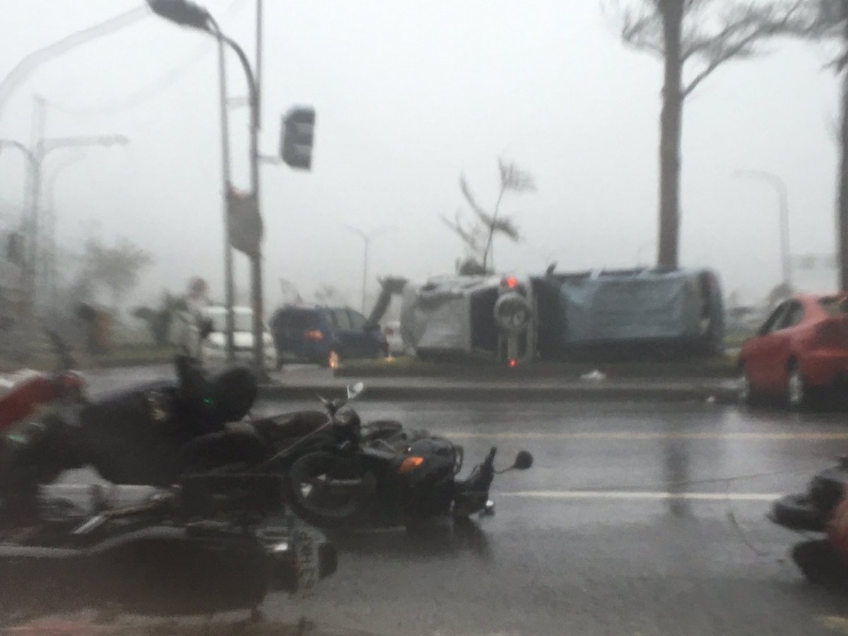 Typhoon Nepartak hits Taiwan