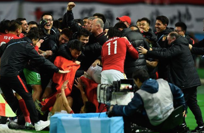 Guangzhou Evergrande Win 6th Straight League Title