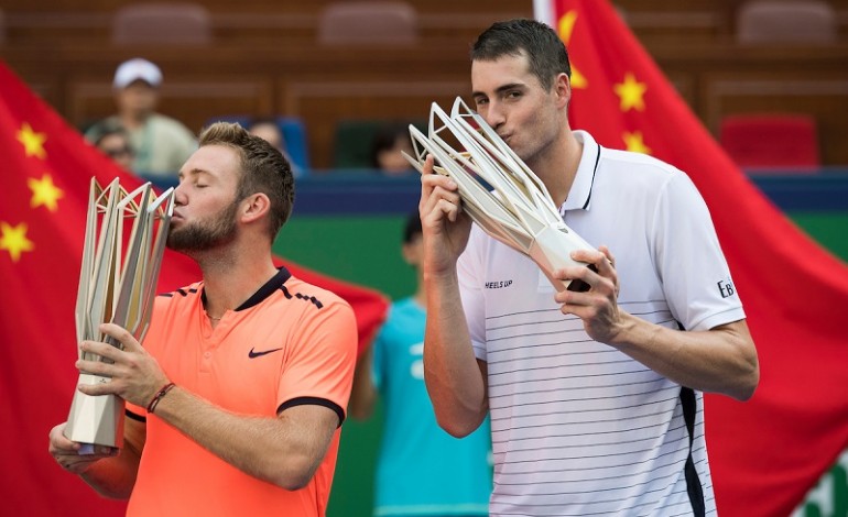 Isner and Sock at Shanghai Rolex Masters