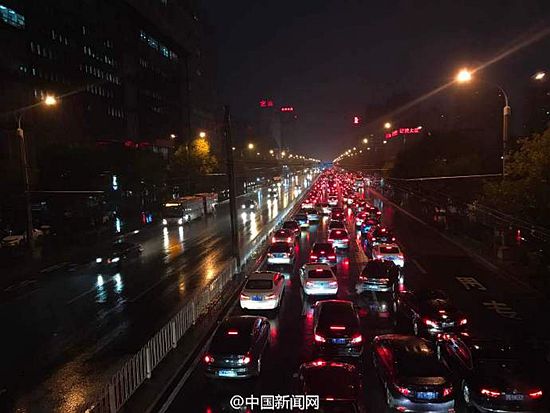 Beijing traffic jam