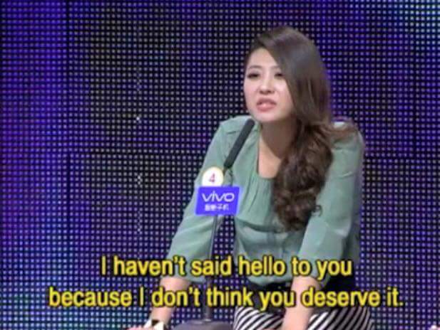 Craziest things said Chinese dating show
