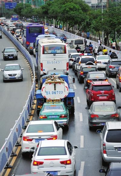 Lanzhou traffic jam
