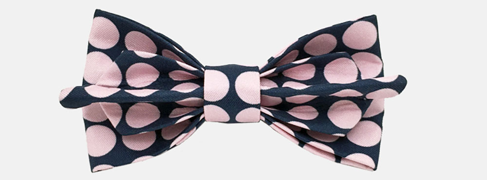 YCB Love in the Air Pink Bangkok Bowtie