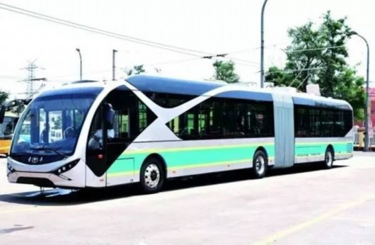 Here's a Sneak Peek at Shanghai's New Trolleybus