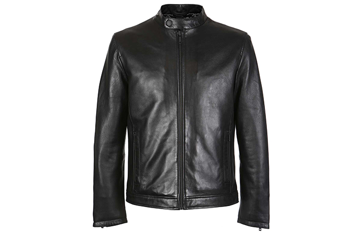 Leather Jacket Men Jack Jones