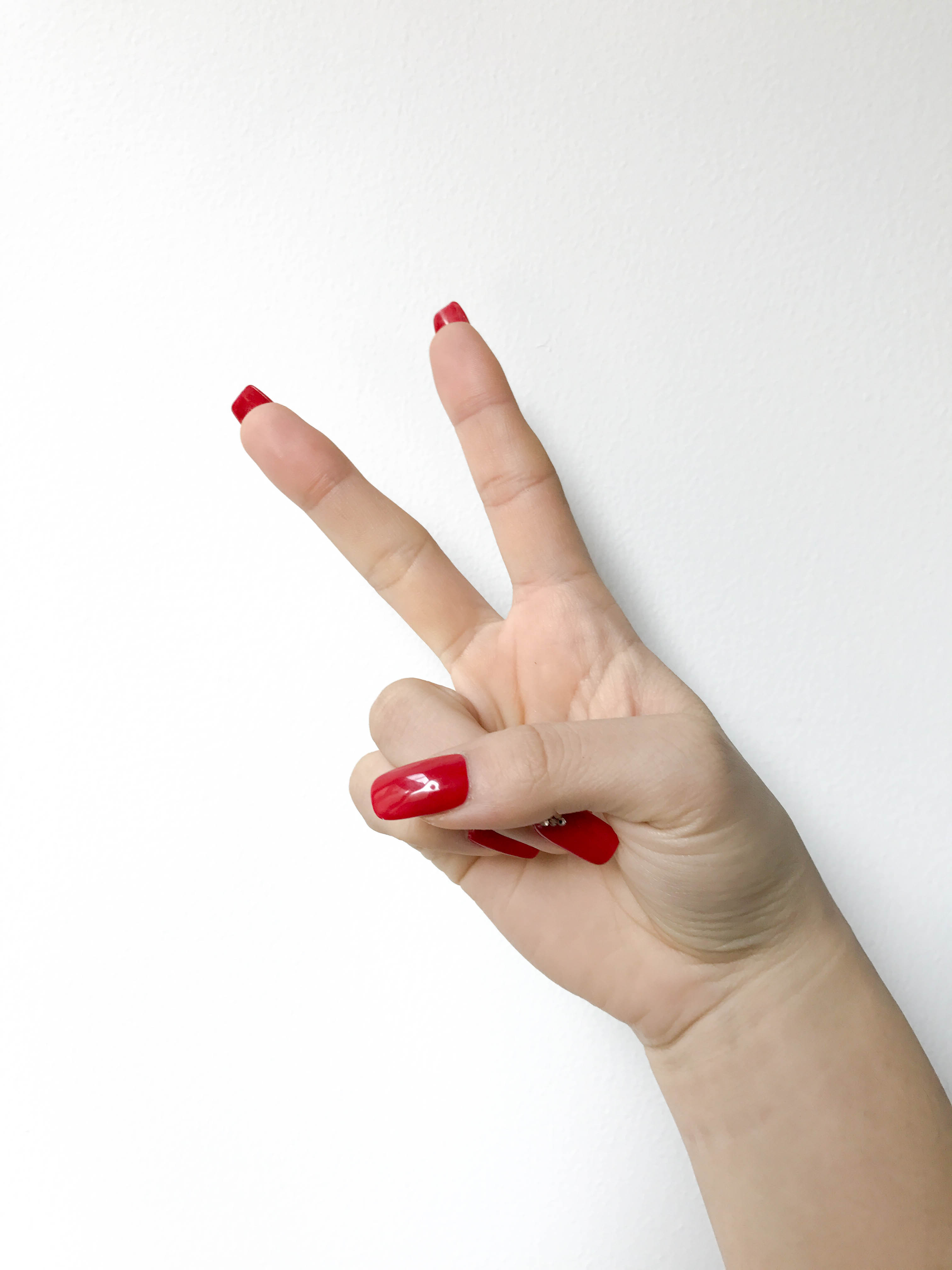 Chinese Number Hand Gestures - Two