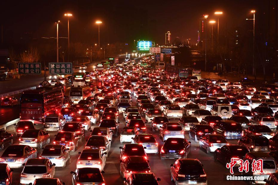 Traffic jam Chinese new year